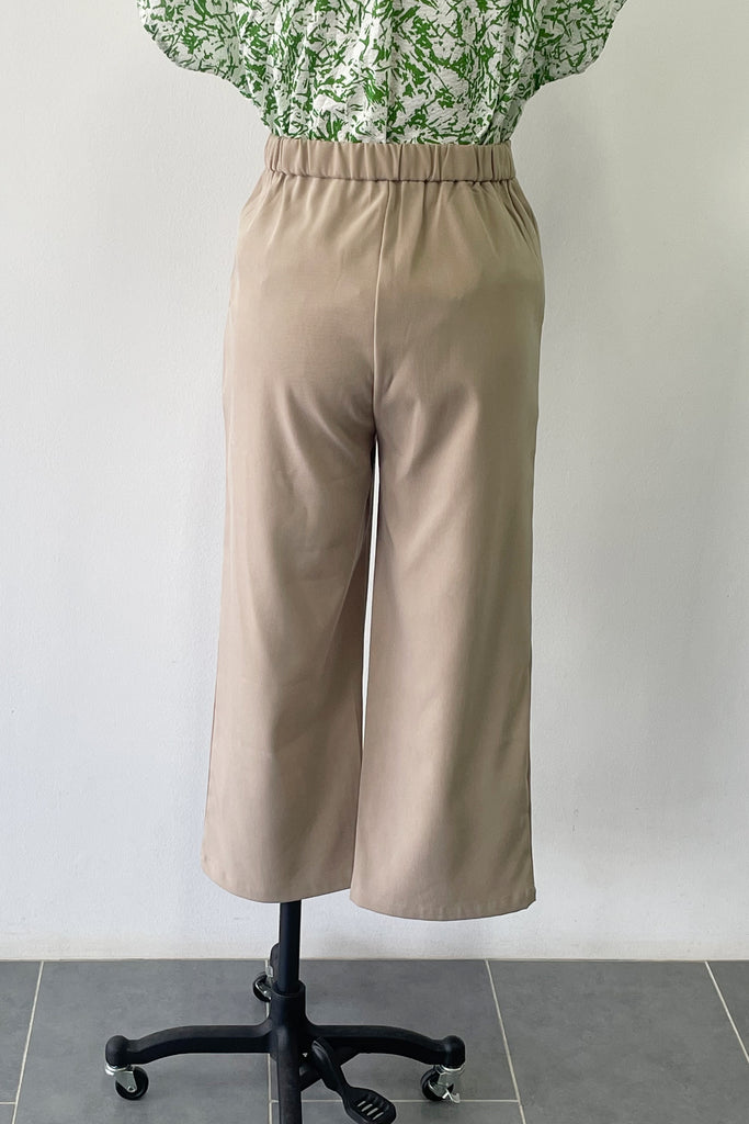 STRAIGHT CUT PANTS IN SAND